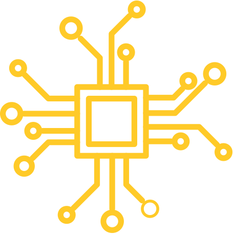 A yellow icon depicts a circuit board.